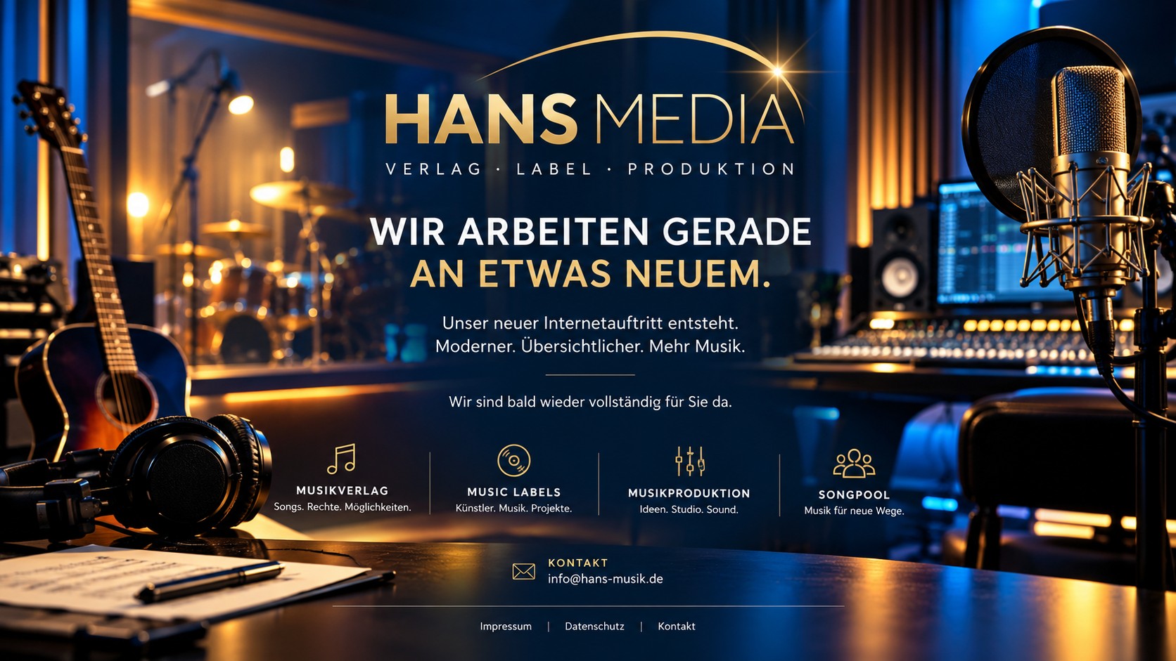 Hans Media – neuer Internetauftritt